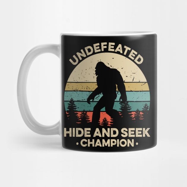 Vintage Undefeated Hide And Seek Champion Shirt Bigfoot by luisharun